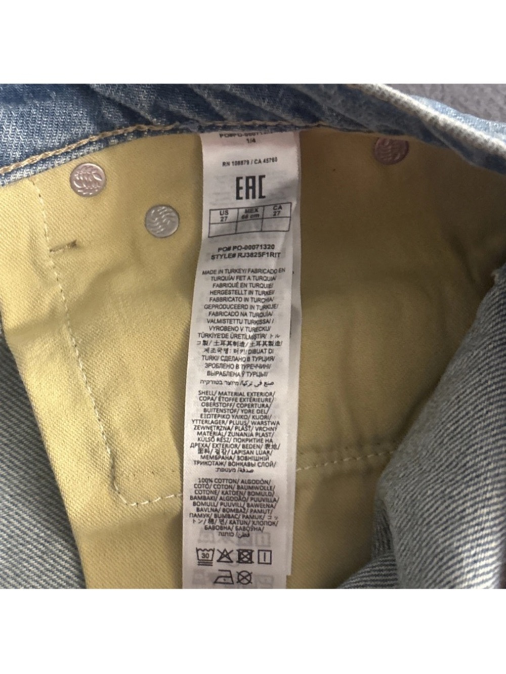 NEW Rag & Bone Shea High-rise Relaxed Straight Full Length Jeans Size 27 - Picture 12 of 16